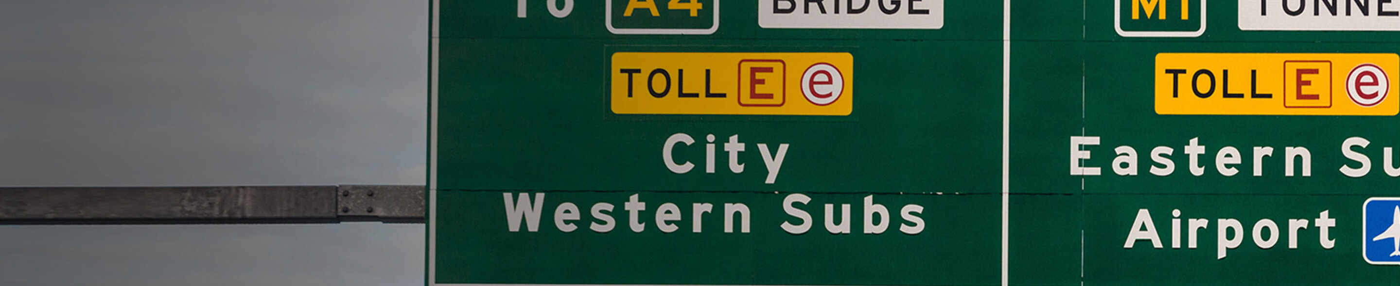 E-Toll sign